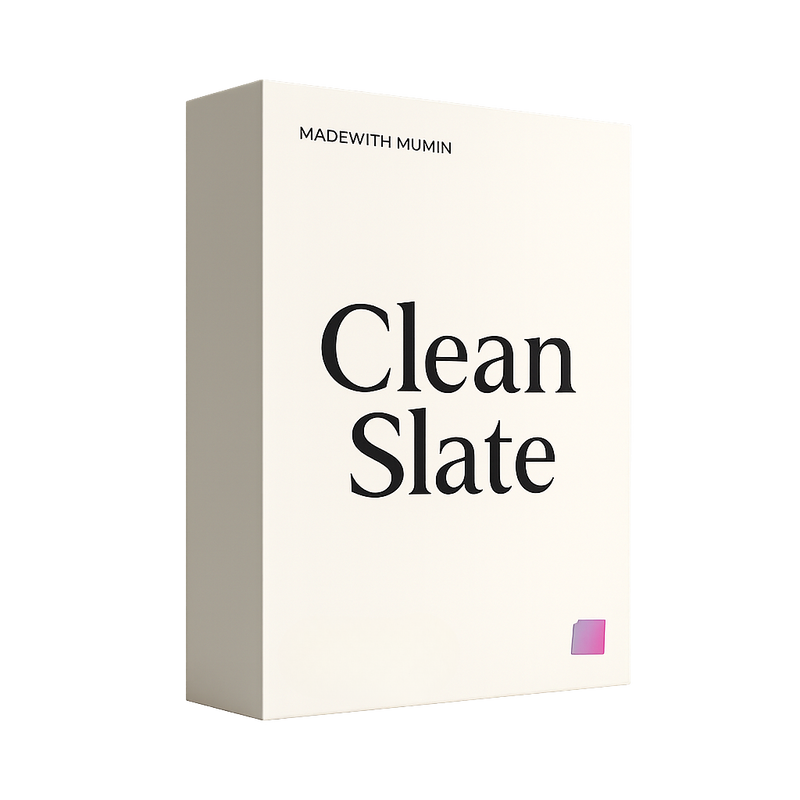 Clean Slate Shopify Theme