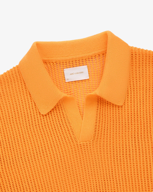 Mesh Knit Polo